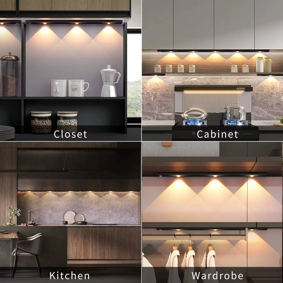 Architectural Under-Cabinet LED — Motion Sensor Kitchen Light