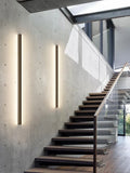 Architectural linear wall light with modern living room sconce design