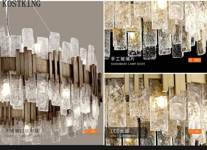 Nordic Glass Ceiling Chandelier