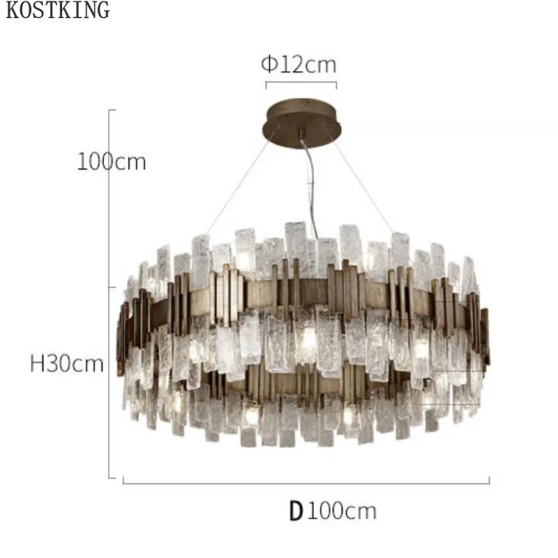 Nordic Glass Ceiling Chandelier