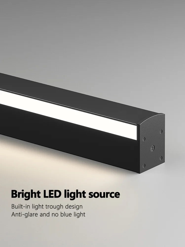 Architectural Linear Wall Light — Modern Living Room Sconce