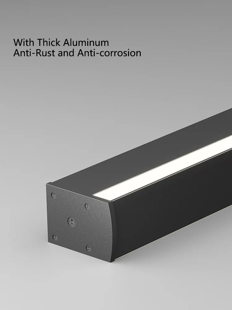 Architectural Linear Wall Light — Modern Living Room Sconce