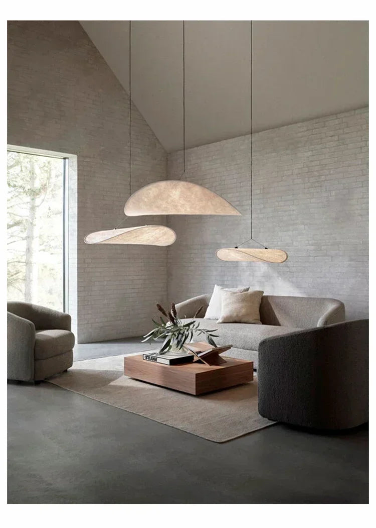 Nordic Silk LED Pendant Lamp for Living Room Home Decor Suspension Chandelier Indoor Hanging Fixture Warm Led Luminaire — image 11