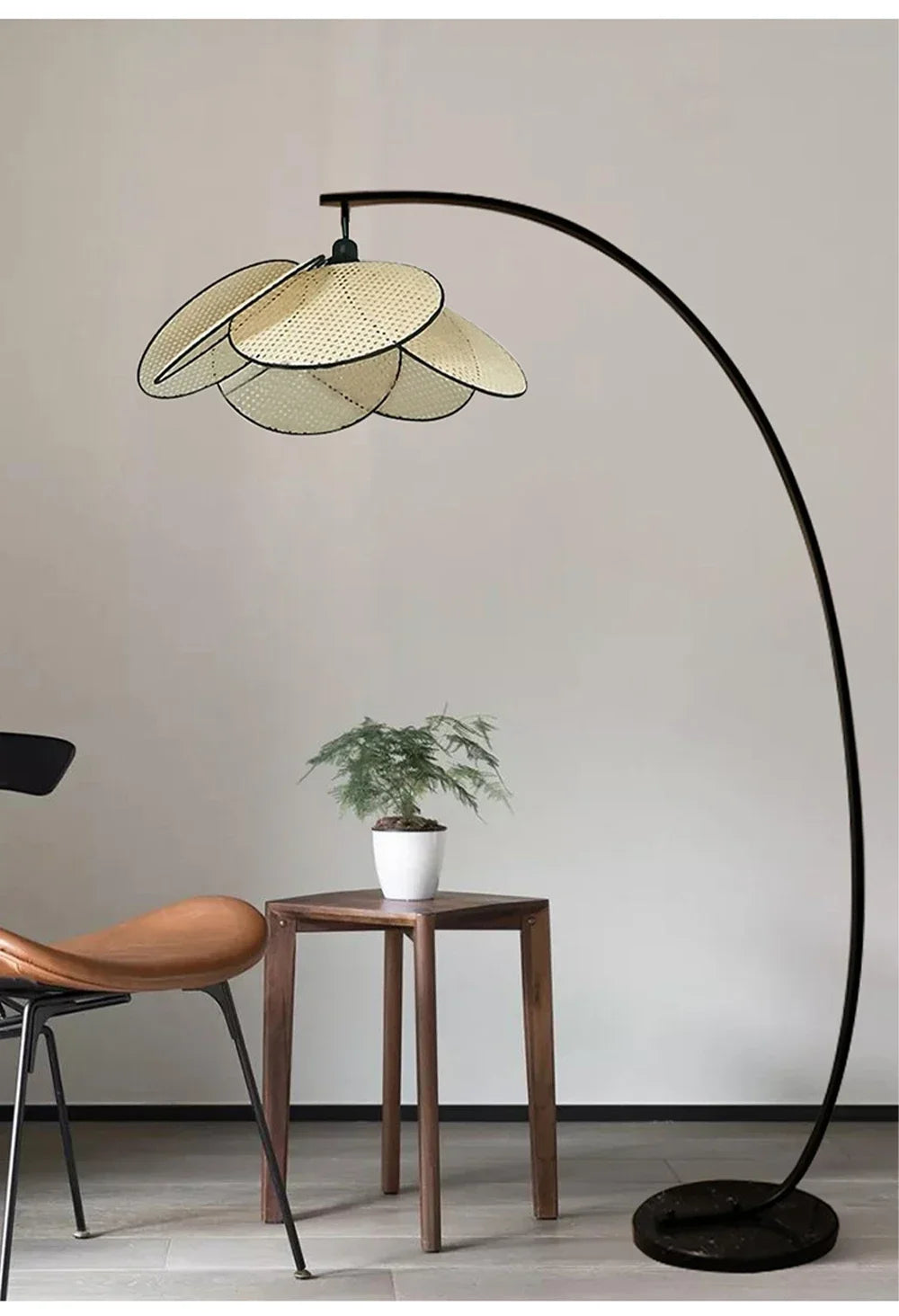 Rattan LED Lighting Floor Lamps Nightlight Home Decor Living Room Stand Light Bedside Lamp for Bedroom — image 15