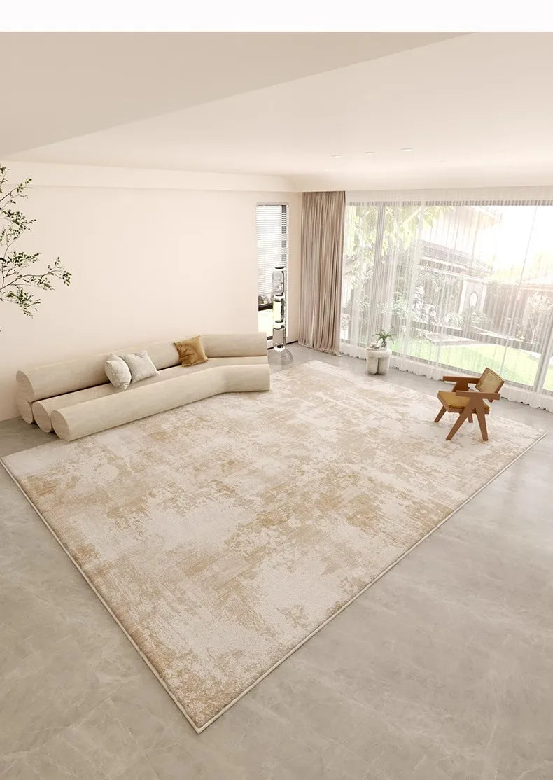 Modern Light Luxury Washed Area Rug — Wipeable