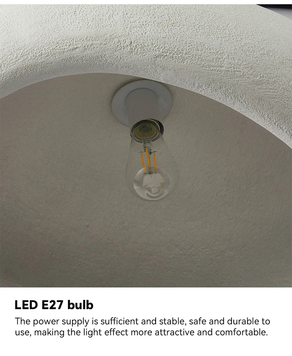 Designer Wabi-sabi Style Chandelier Cream Style Clothing Store Model Room  Restaurant Hotel Loft Villa Shop Lamp — image 25