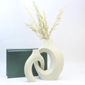Hugging Silhouette Vase Set — Sculptural Pair