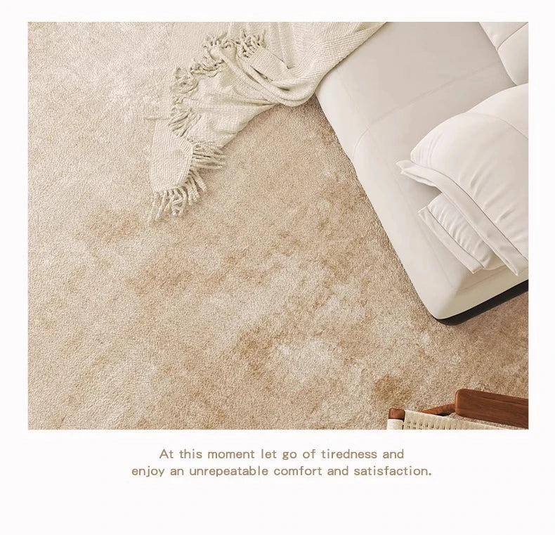 Modern Light Luxury Washed Area Rug — Wipeable