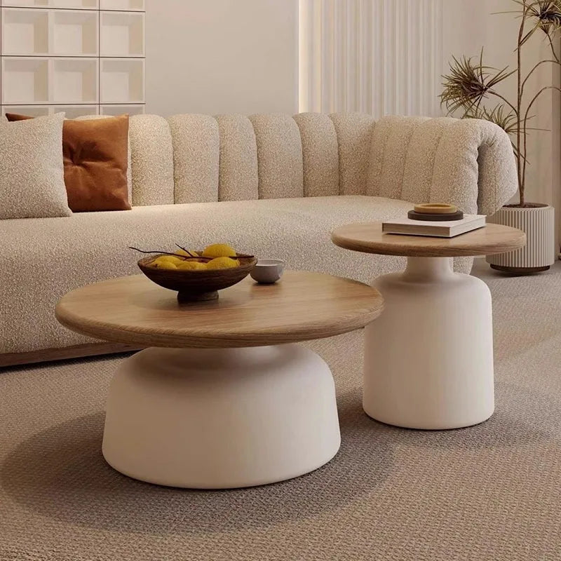 Nordic Oak Coffee Table - Minimalist with Storage