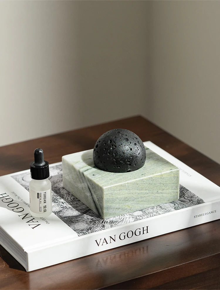 Natural Stone Diffuser — Marble Base, 3 Finishes