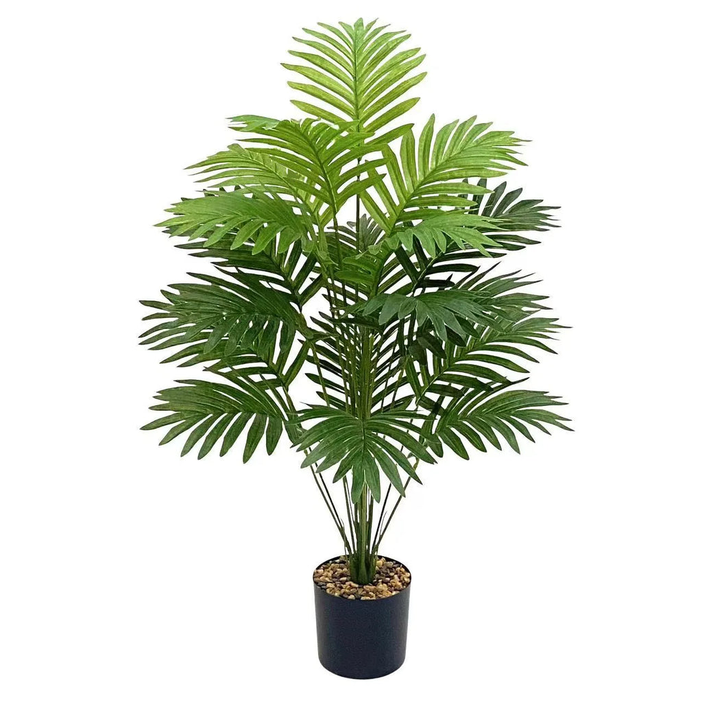 1PC 128CM Large Artificial Palm Tree Tropical Green 24Leaves Fake Plants Plastic Monstera Faux Tree Branch for Home Decor — image 13