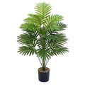 1PC 128CM Large Artificial Palm Tree Tropical Green 24Leaves Fake Plants Plastic Monstera Faux Tree Branch for Home Decor — image 13