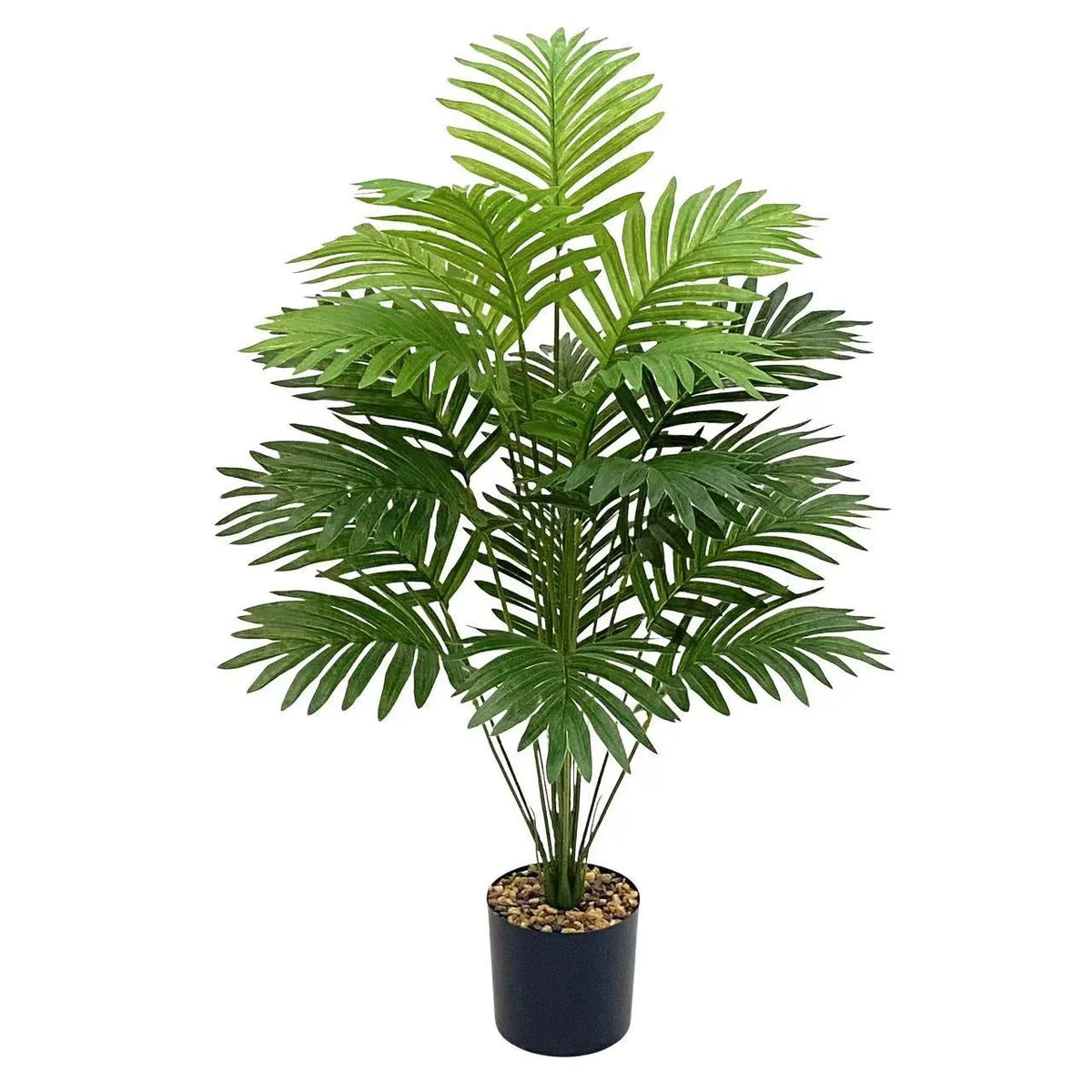 1PC 128CM Large Artificial Palm Tree Tropical Green 24Leaves Fake Plants Plastic Monstera Faux Tree Branch for Home Decor — image 13