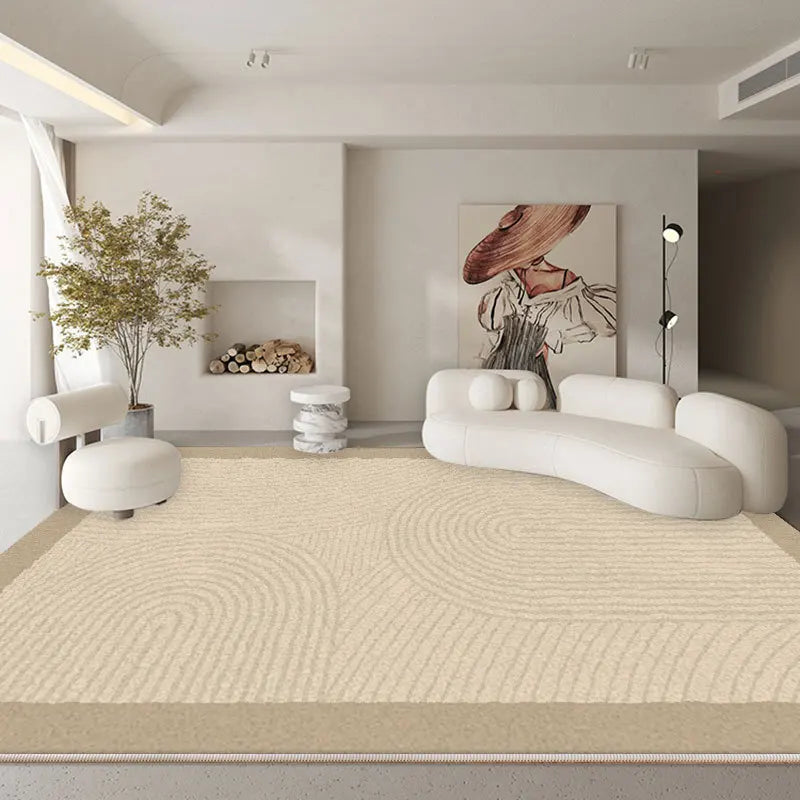 American Checkerboard Plush Area Rug — Retro Style