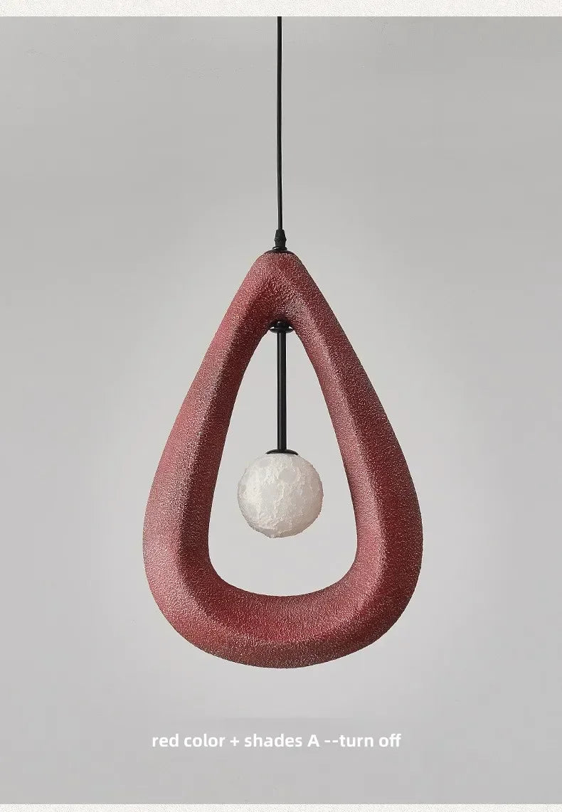 Japanese Wabi-Sabi Pendant Light — Nordic Dining Room Lamp