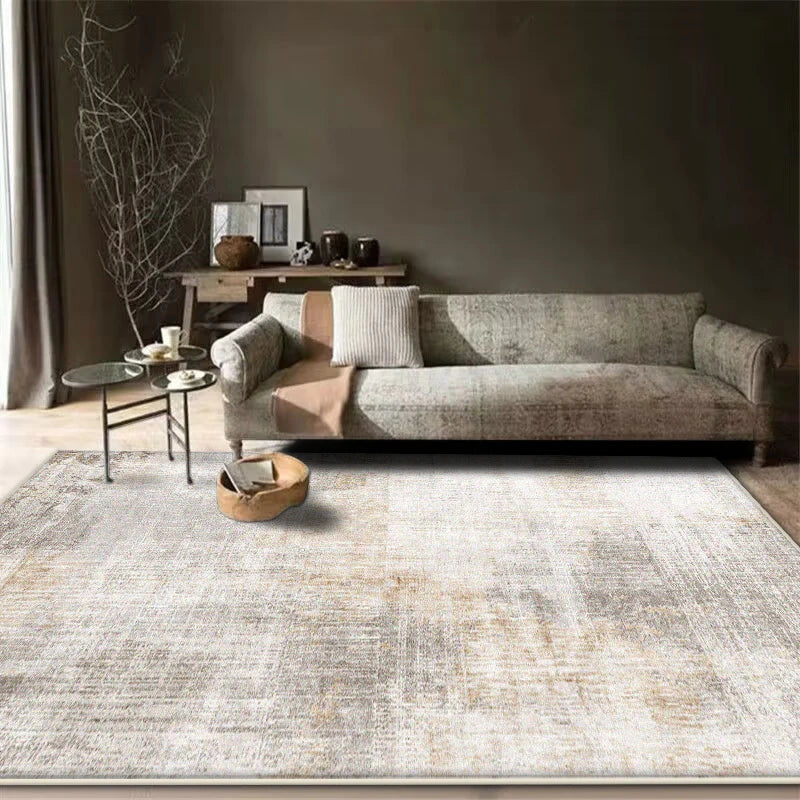 Modern Washable Abstract Area Rug — Non-Slip