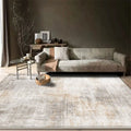 Modern Washable Abstract Area Rug — Non-Slip