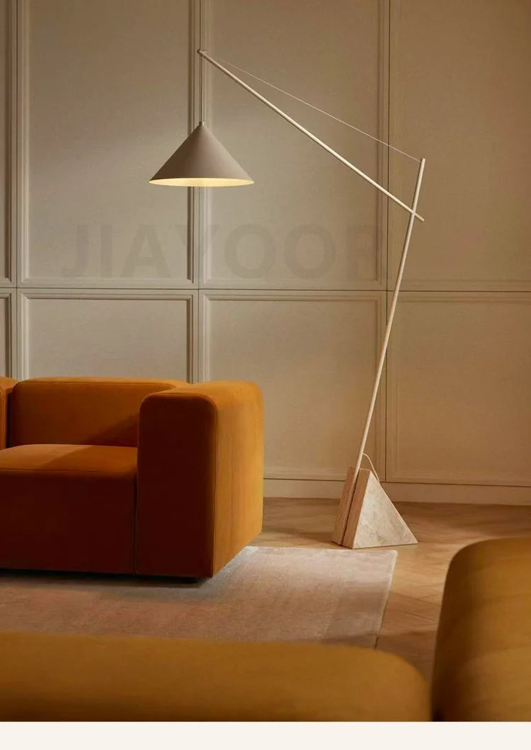 French Marble Floor Lamp — Nordic Modern Standing Light