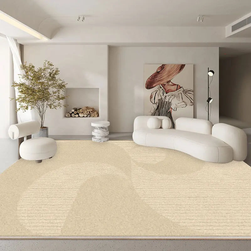 American Checkerboard Plush Area Rug — Retro Style