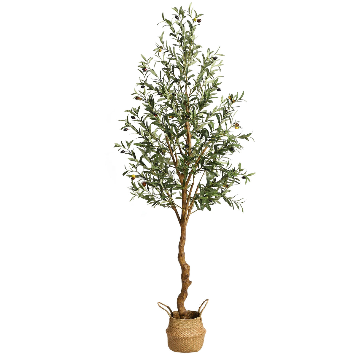 1Pc/2Pcs Artificial Olive Tree 4ft / 5ft / 6ft, Large Artificial Plants Fake Plastic Plants in Pot for Home Bedroom Decor — image 22