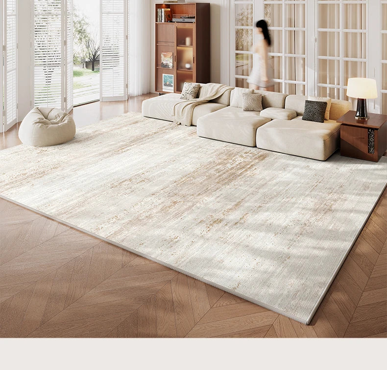 Italian Minimalist Plush Area Rug — Light Luxury