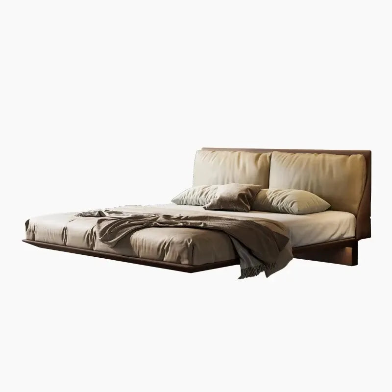 Italian Modern Storage Bed - Hotel Grade White