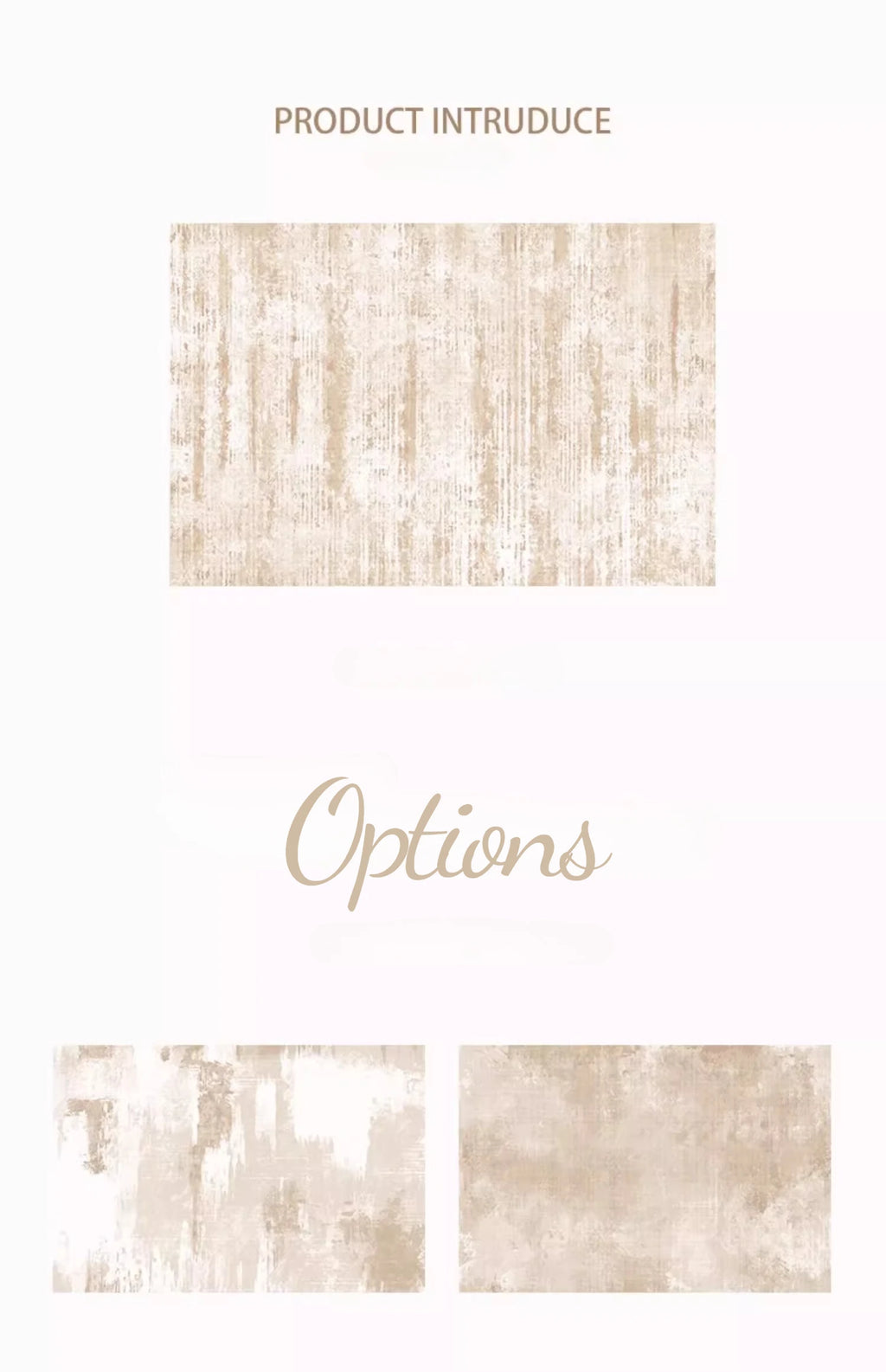 Modern Light Luxury Washed Area Rug — Wipeable — alternate angle view