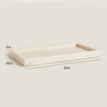 Travertine Vanity Tray — Rectangle Sink Organizer