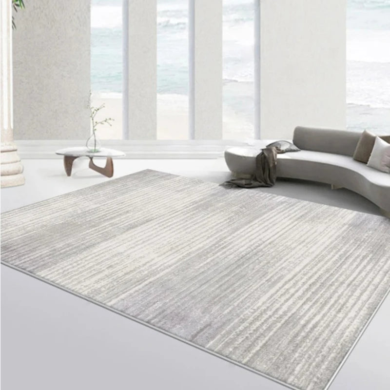 Modern Simple Woolen Area Rug — Light Luxury