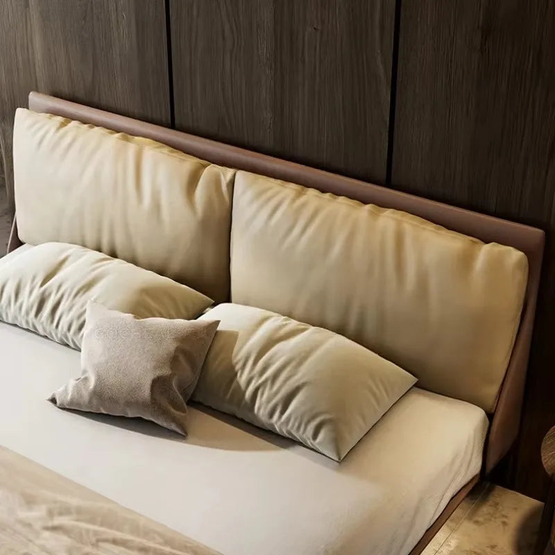Italian Modern Storage Bed - Hotel Grade White