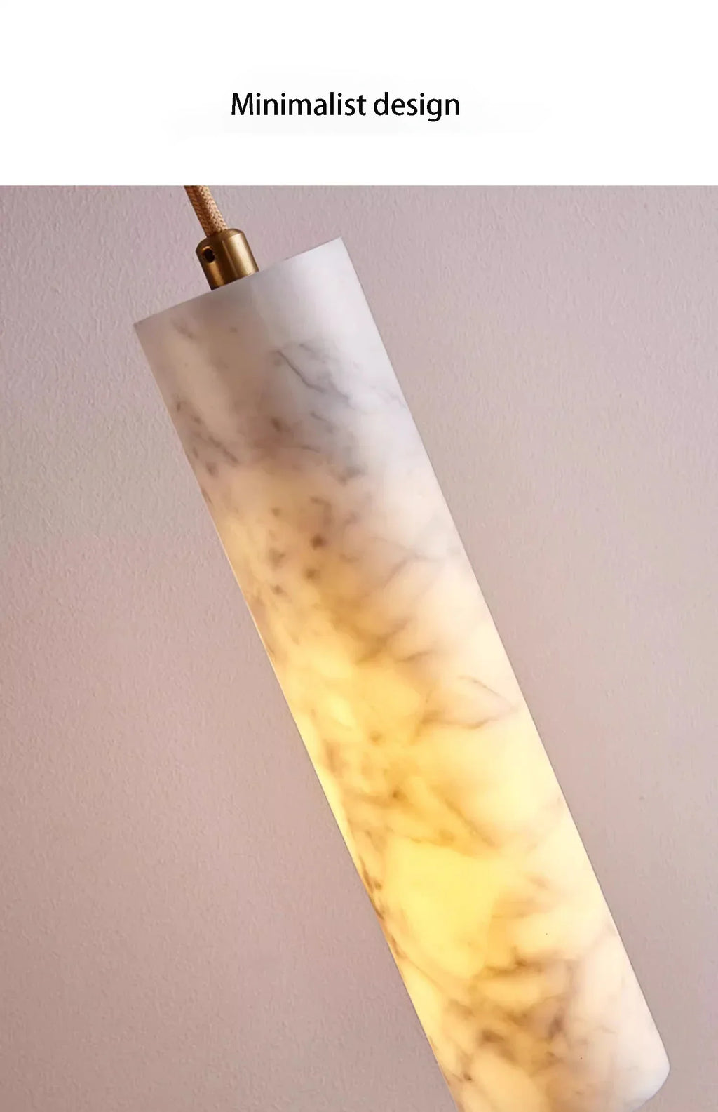 Wabi-sabi Style Bedroom Bedside Chandelier Bar Island Cream  Designer Hotel Natural Marble Lamps Room Decor — room setting