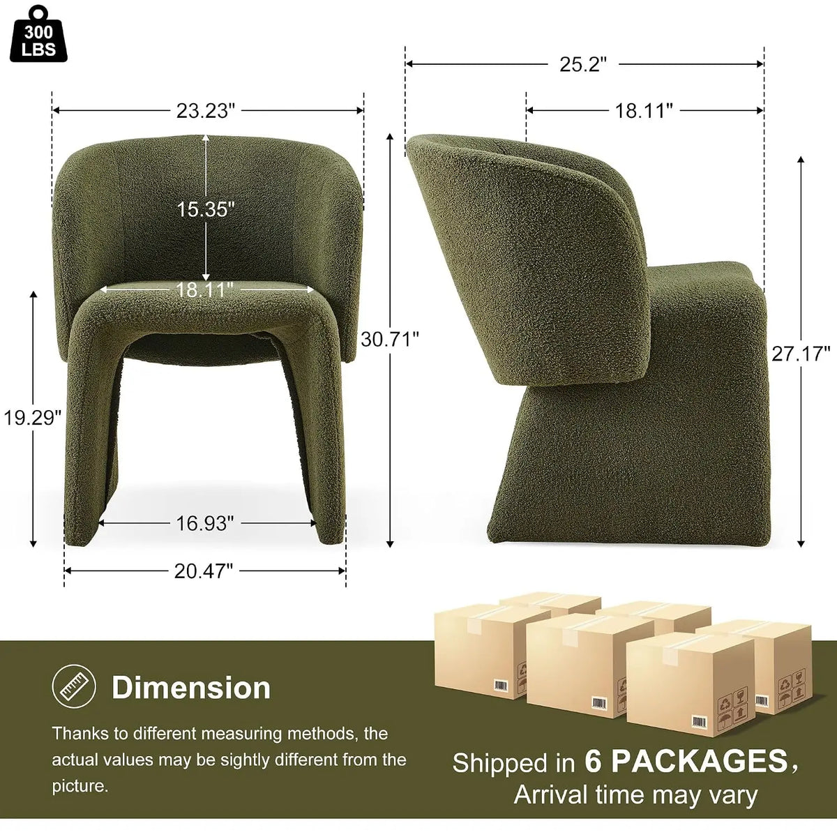 Mid-century upholstered dining arm chair with curved backrest