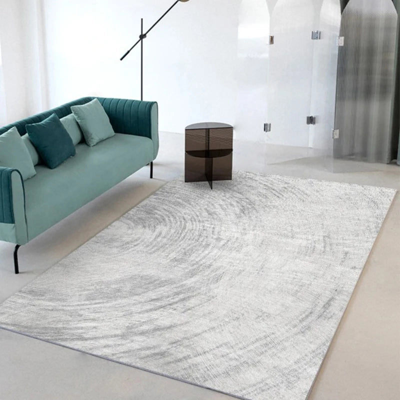 Modern Simple Woolen Area Rug — Light Luxury