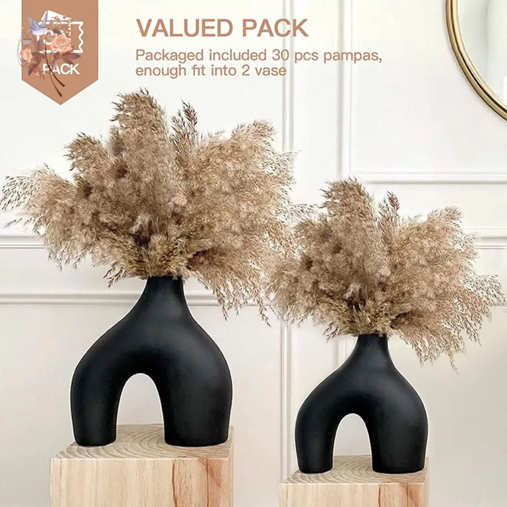 Dried Pampas & Reed Mix Bundle — 30-Piece