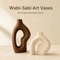 Textured Matte PLA 2-Piece Vase Set — Nordic Desktop