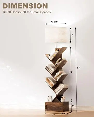 69" Tall Bookcase with Storage Doors — 6-Shelf Display Shelf
