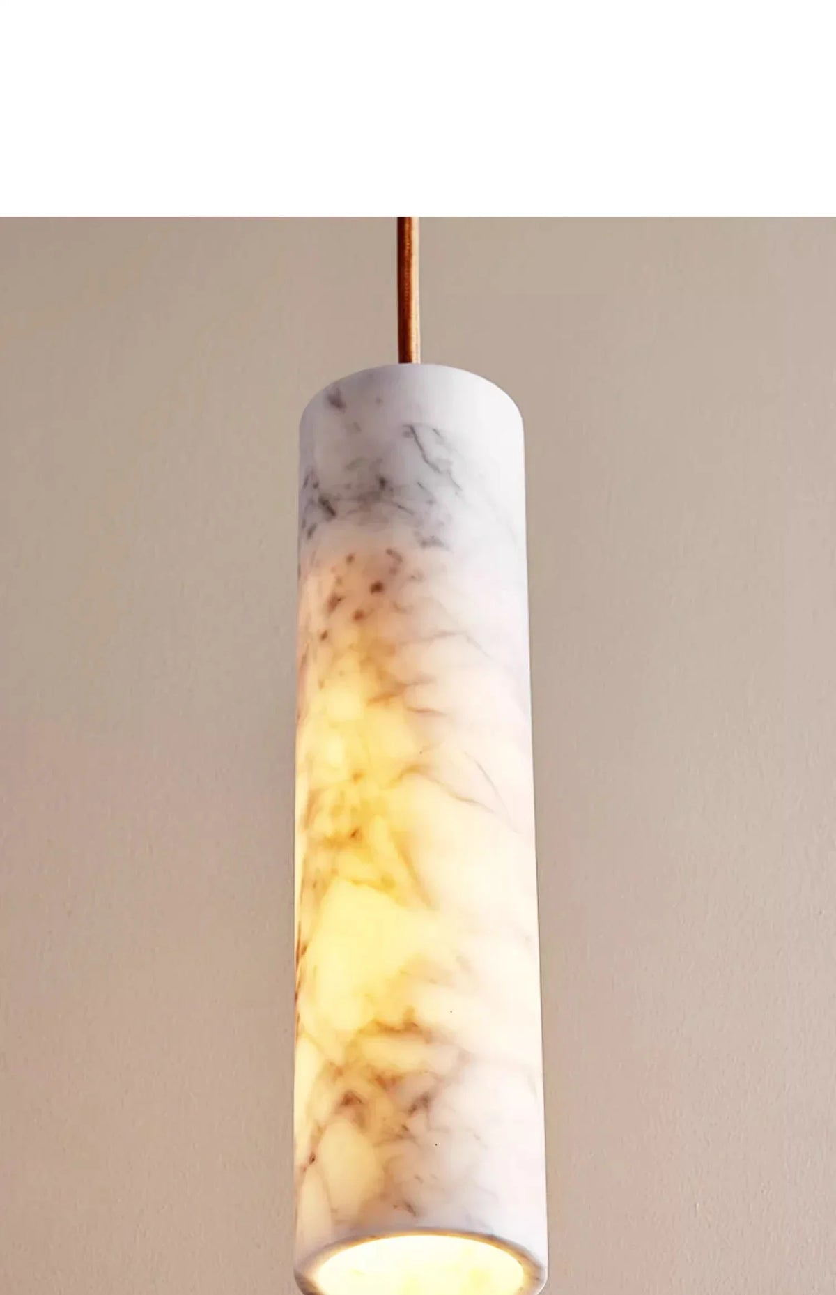 Wabi-sabi Style Bedroom Bedside Chandelier Bar Island Cream  Designer Hotel Natural Marble Lamps Room Decor — image 10