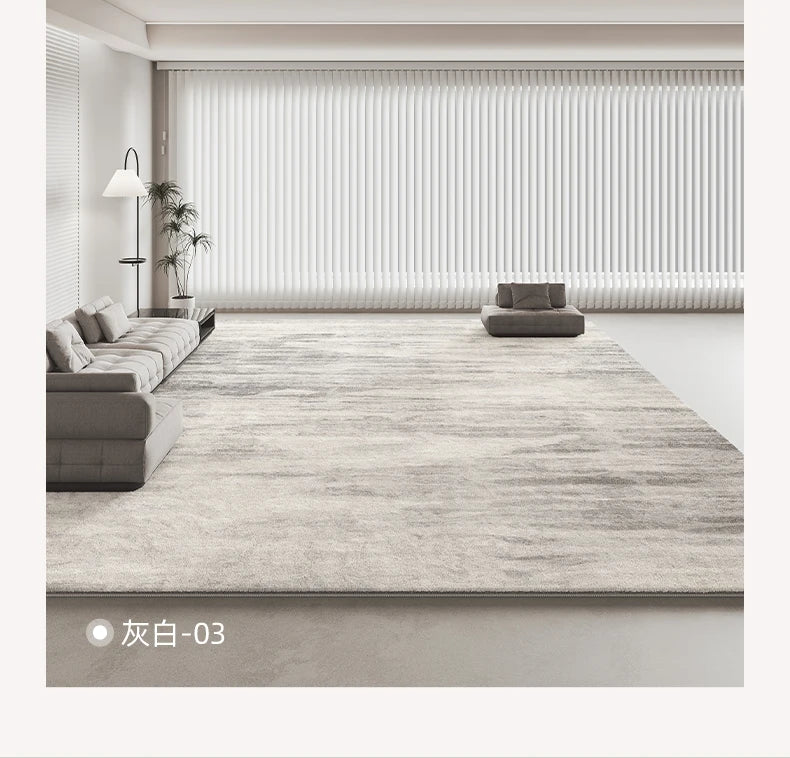 Italian Minimalist Plush Area Rug — Light Luxury