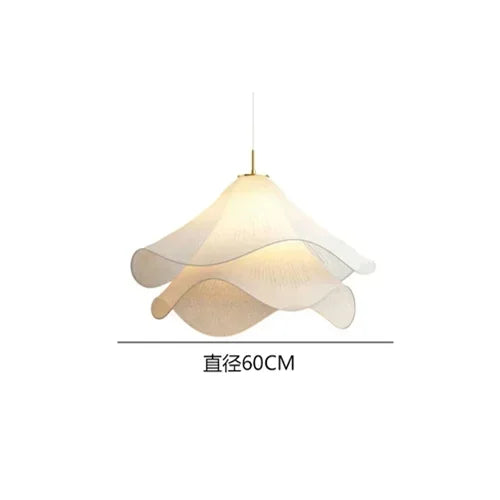 French Cream Style Chandelier Living Room Lamp Main Lamp Bedroom Light Nordic Simple Warm Romantic Master Bedroom Straw Hat Lamp — image 20