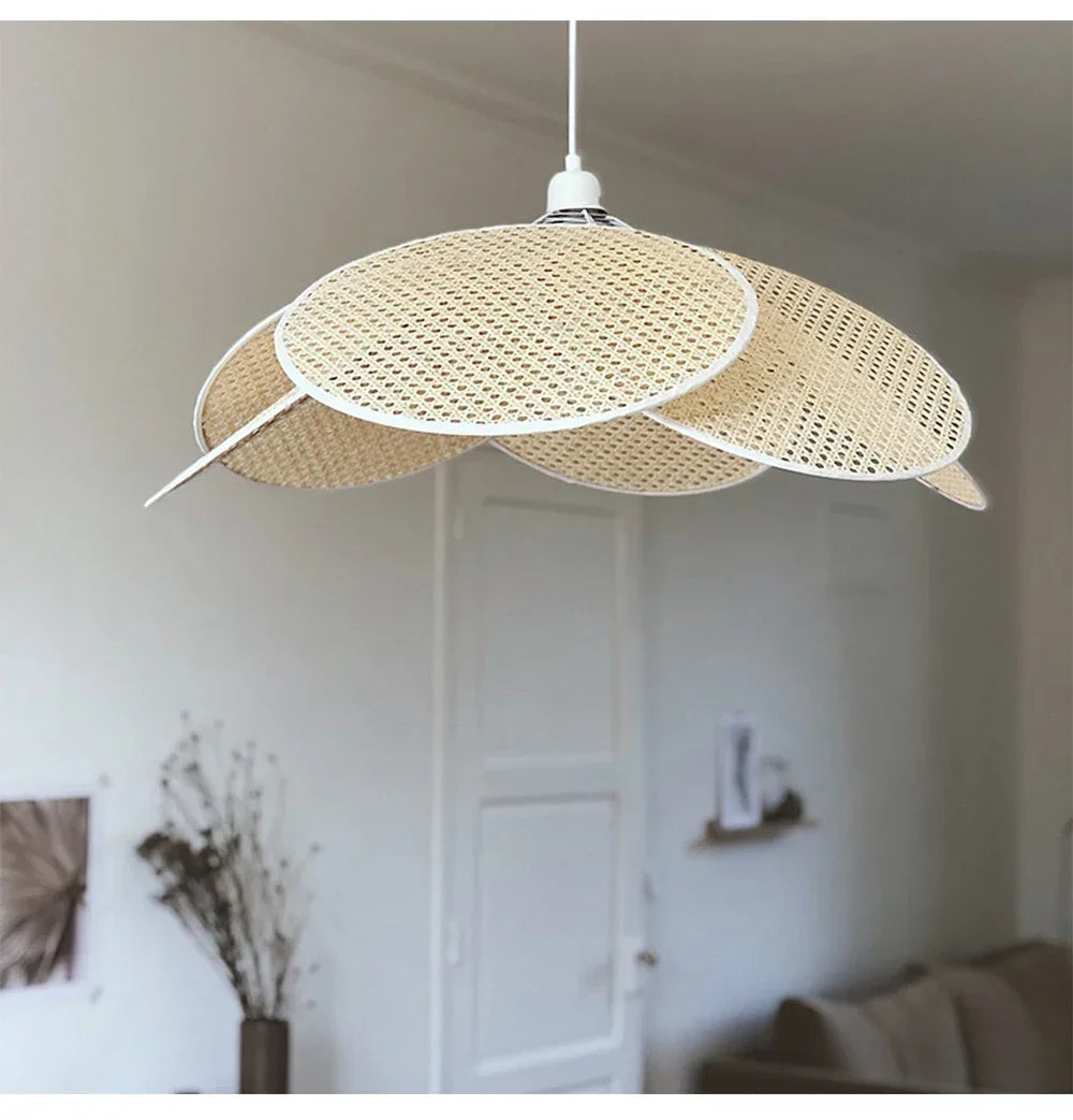 Rattan LED Lighting Floor Lamps Nightlight Home Decor Living Room Stand Light Bedside Lamp for Bedroom — image 12