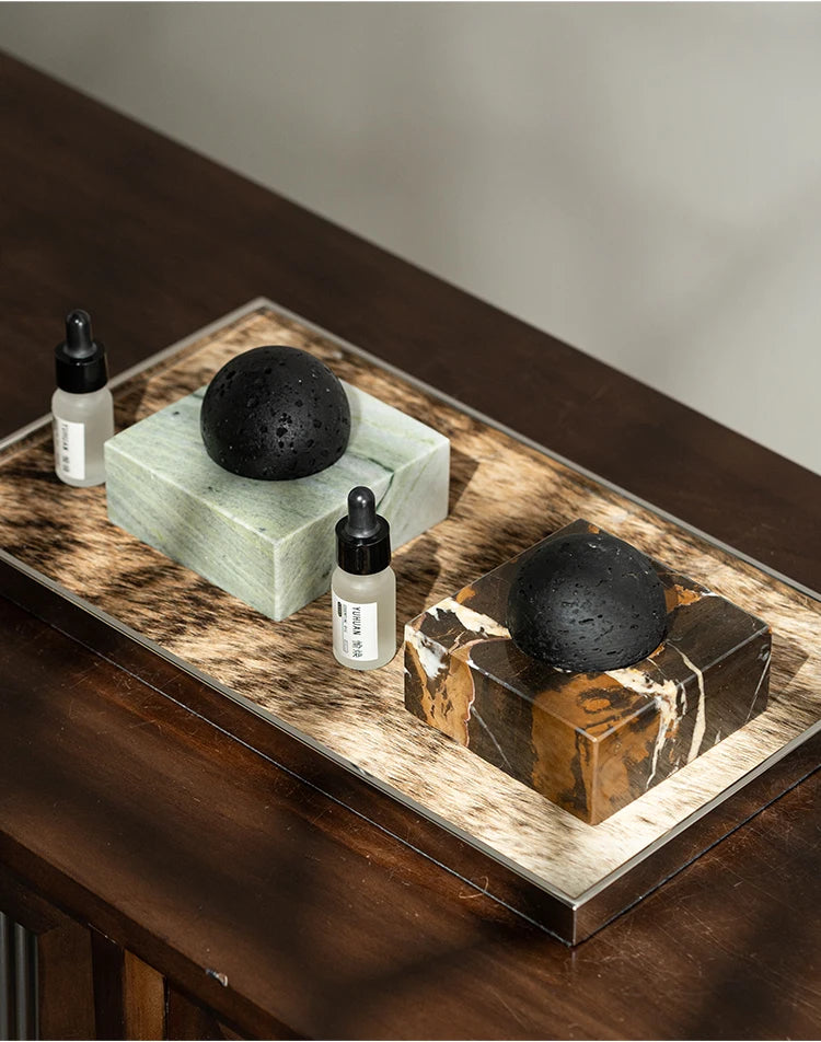 Natural Stone Diffuser — Marble Base, 3 Finishes