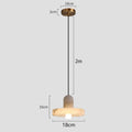 Marble Pendant Lamp — Luxury Bedside Light Fixture