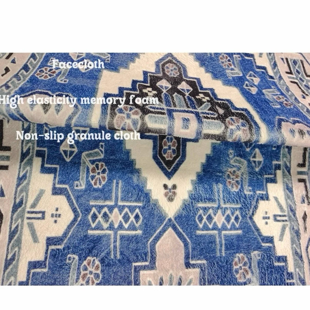 Faux Cashmere Coffee Table Mat — Anti-Slip Cream — additional product view