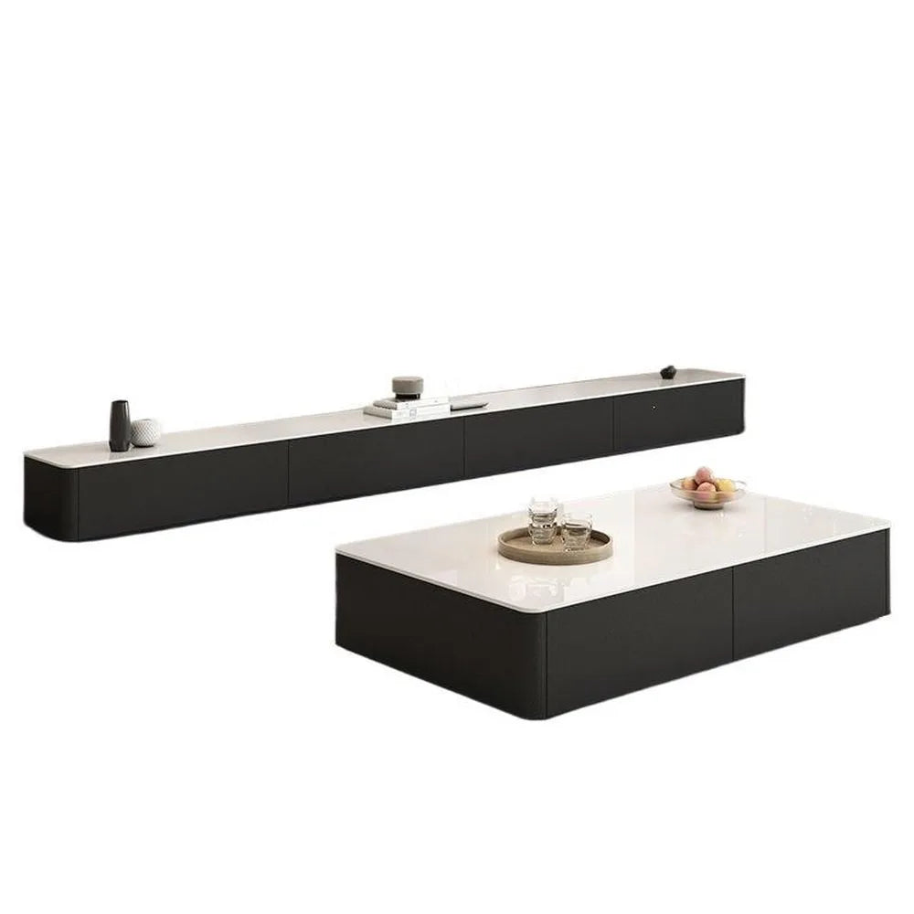 Modern TV stand and coffee table set — alternate product view