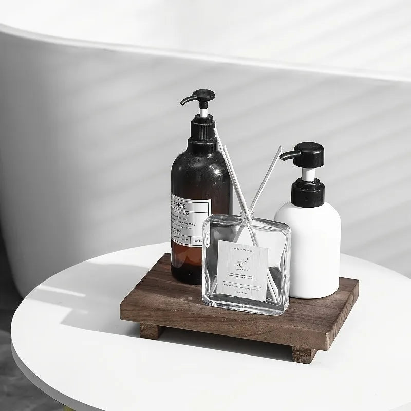 Wooden Vanity Riser — Bathroom Pedestal Stand