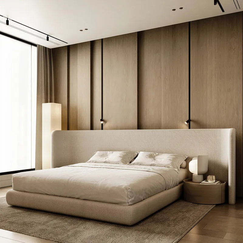 Ornament Storage Bed - Solid Wood Frame