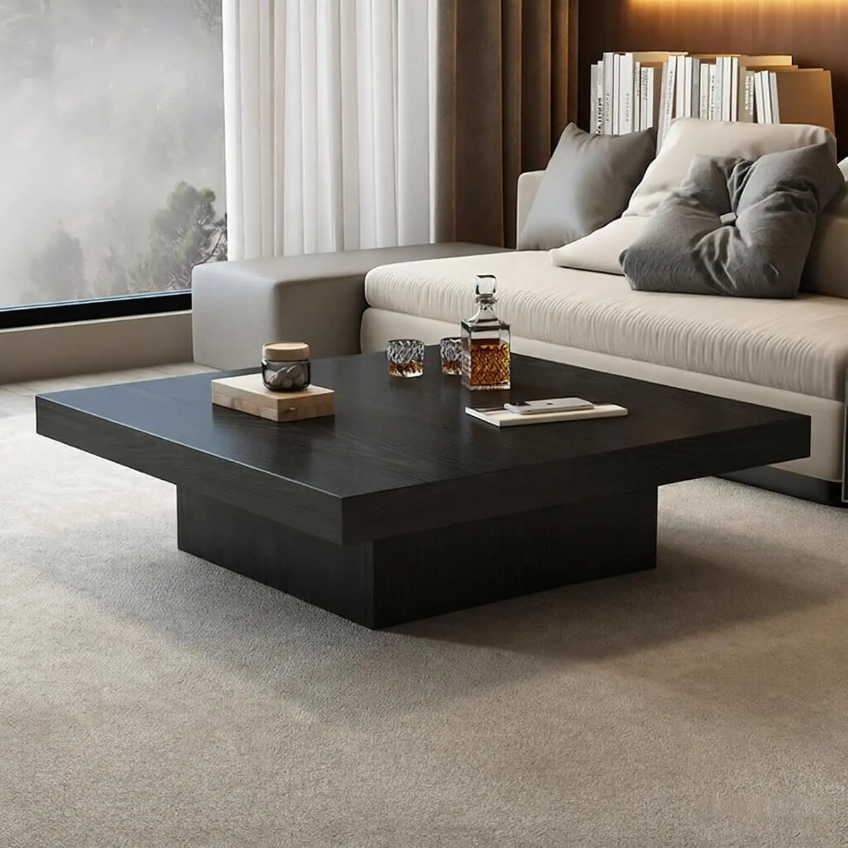 Rustic Nesting Coffee Tables - Stackable Pair
