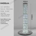 Crystal Spiral Staircase Chandelier