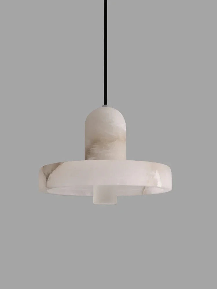 Marble Pendant Lamp — Luxury Bedside Light Fixture