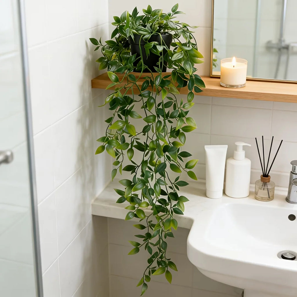 Artificial Mandala Fake Vine Wall Decor for Living Room Office Bathroom Wedding Party Garden Spring Decor Without Pot — image 16